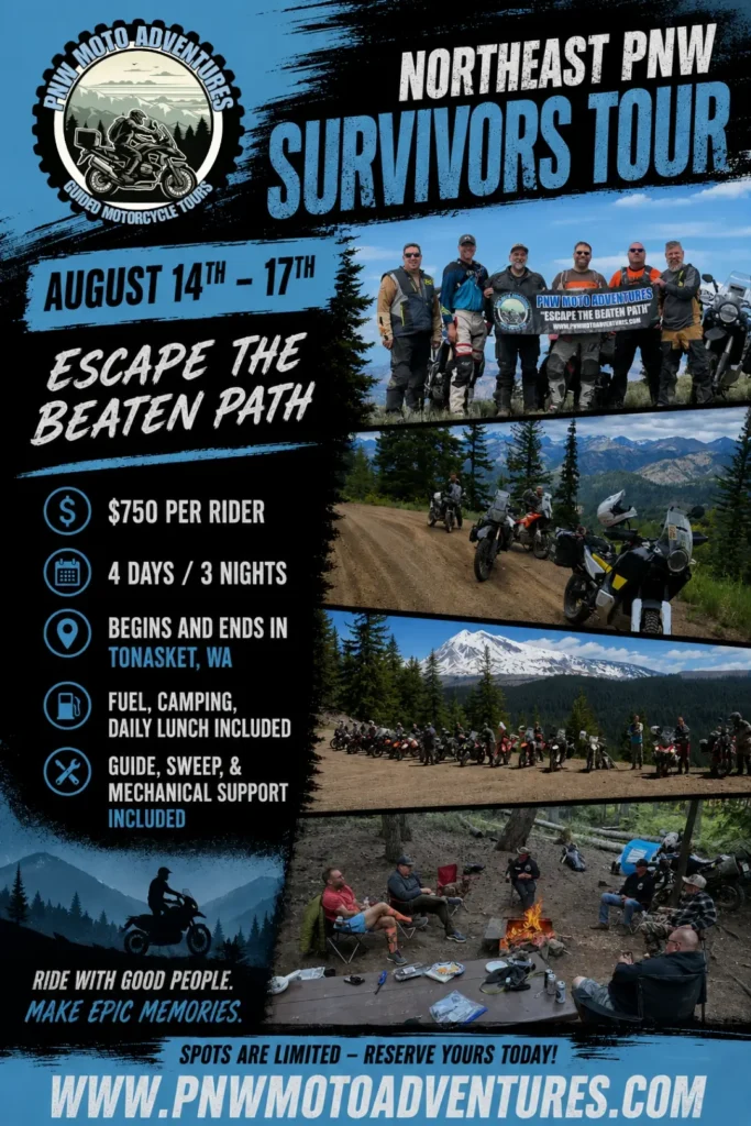 northeast pnw survivors tour 2026 flyer